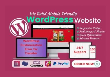 I will design complete WordPress Website