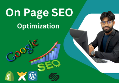 I will Complete On Page SEO Optimization Service For Google 1st Page Ranking