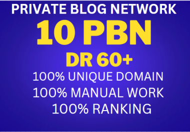 I Will Create 10 PBN Private Blog Network Permanent