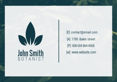 Design beautiful and unique business card within 24 hours