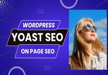 I will do WordPress On-Page SEO with Yoast for optimal ranking.