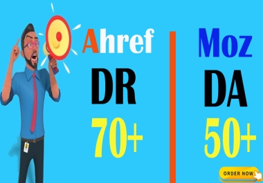 i will increase website domain authority DA and DR