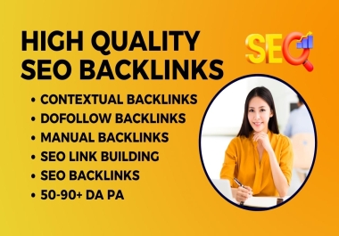 I will provide contextual backlinks with dofollow manual SEO link building