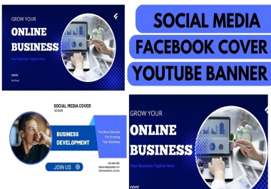 I will design social media covers and social media banners