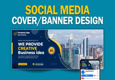 I will design Web banner ads,  social media posts for your brand