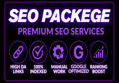 Premium Weekly SEO Package for Rankding Higher on Google
