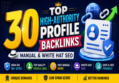 30 Top High-Authority Pr0file Backlinks Manual White Hat SEO
