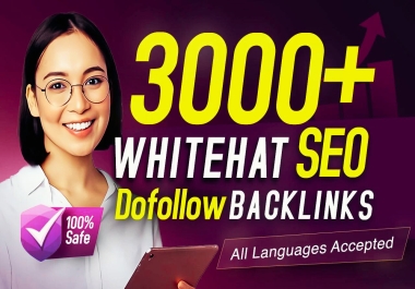 I will 3000 Seo contextual backlinks high quality dofollow authority link building