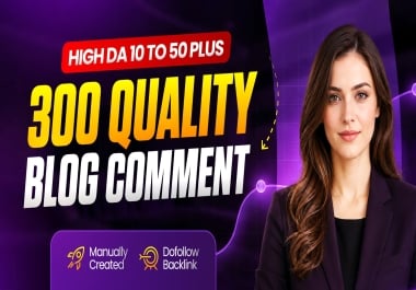 I Will Build 300 High-Quality White Hat Bl0g Comment Backlinks for SEO