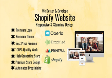 I will install and setup premium theme shopify website