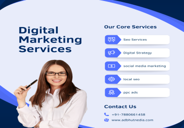 providing digital marketing services(seo ,smm,ads)