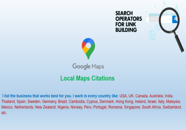 Create 2000 Google Maps Citations,  Rank Your GMB Listing