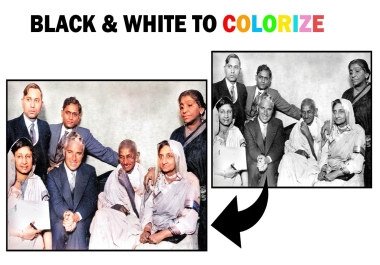 I will realistically colorize your black and white and old photos