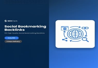 I Will Build 100 High Quality Bookmarking Backlinks for Better SEO