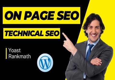 I will do on page SEO optimization and fixed technical error of WordPress with Yoast