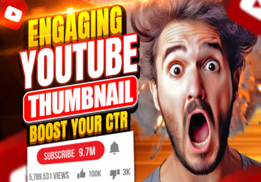 I Will design clickbait 5 thumbnail in 1 day