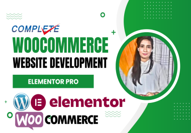 Create a professional wordpress ecommerce website or woocommerce store