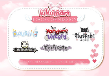 I will design cute logo for twitch vtuber and stream