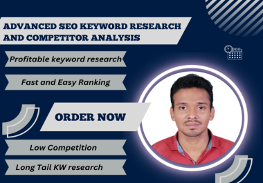 Advanced SEO Keyword Research and Competitor Analysis in niche
