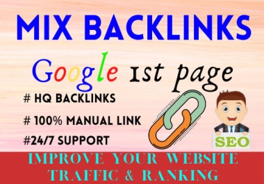 100 profile,  pdf,  infographic,  social bookmark and more SEO backlinks rank no 1 in google