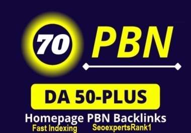 I Will Do 70 PBN Homepage Contextual Dofollow SEO Backlinks DA 50 Plus
