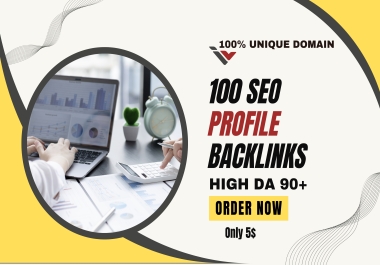 Manually 100 High Quality Safe SEO Profile Backlinks Creation In 2022