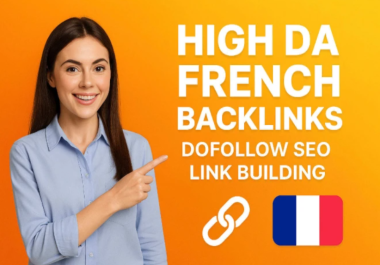50 Premium Quality. FR France backlinks dofollow link building Seo french sites