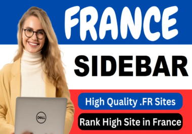 40 Permanent France Sidebar-blogroll. FR backlinks SEO homepage French