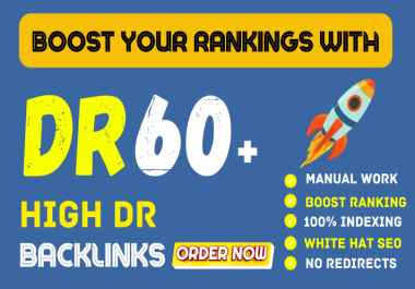 I will increase ahrefs domain rating DR 60 fast