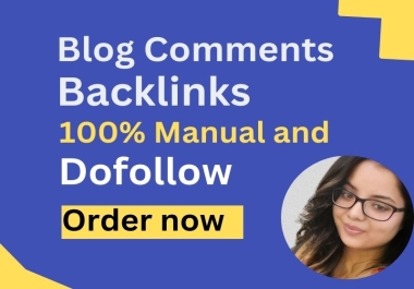 I will manually do 200 blog comments to high da pa websites