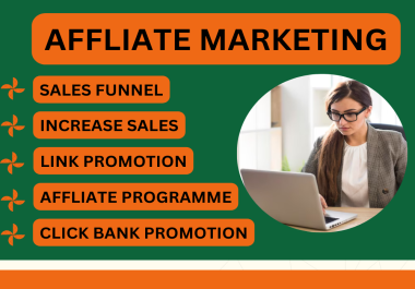 I will be affiliate marketing manager and affiliate link promotion