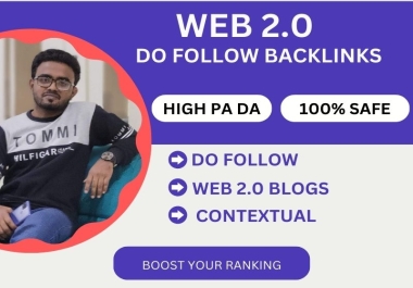 I will manually build 70 web 2 0 backlinks to high quality websites