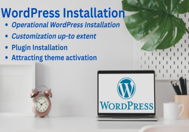 I will do Wordpress installation and web creation
