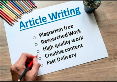 I will write SEO optimized articles and blog posts