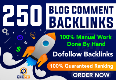 I will Provide 250 blog comments high quality links