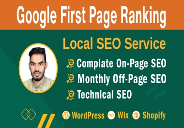 I will provide google ranking local SEO service optimization for website