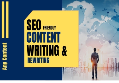 I will write SEO content for your website,  article or blog