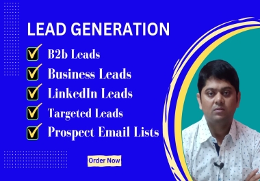 B2B Lead Generation,  Targated Email List,  Bulk Email marketing