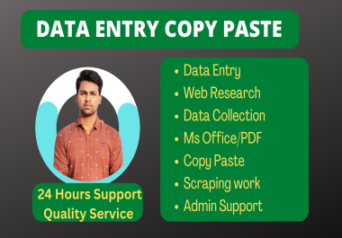 Data entry operator for 3 hours