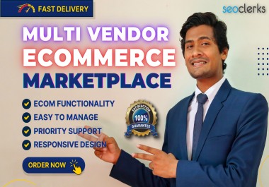 Develop Your multi vendor eCommerce marketplace website