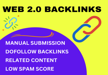 I will provide 80 Web 2.0 Backlinks to high da pa websites