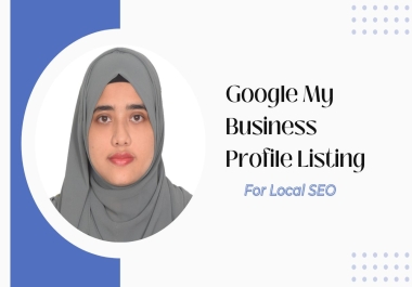 I will create a google my business listing for local SEO ranking