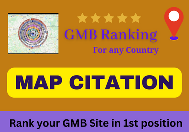 2000 maps citation manually for GMB ranking & local SEO