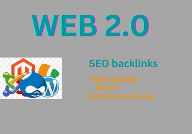 I will make high authority web 2.0 backlinks