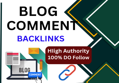 I will do 200 unique blog comment backlinks on high TF CF DA PA