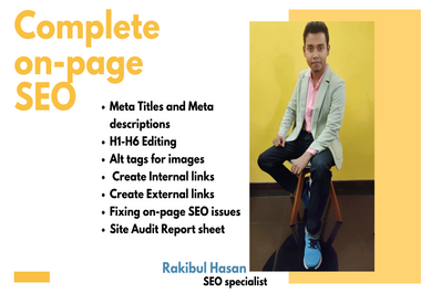 I will do effective on page SEO for wordpress shopify and wix