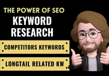 Complete keyword research for your website
