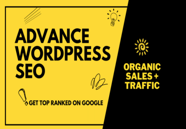 Website on page SEO and technical optimization service of WordPress site