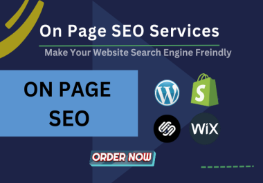 I will do On-page SEO for Squarespace,  Shopify,  Wix,  and WordPress Websites