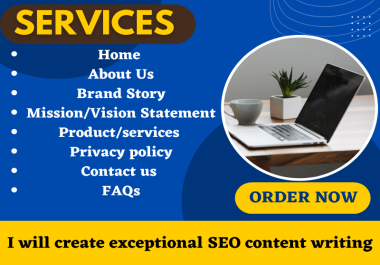 I will create exceptional SEO content writing 1000 Words